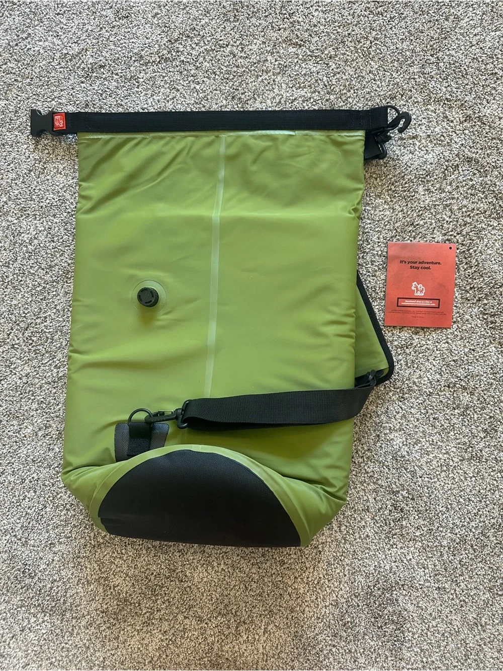 ICEMULE Green Roll-Top Cooler Bag
